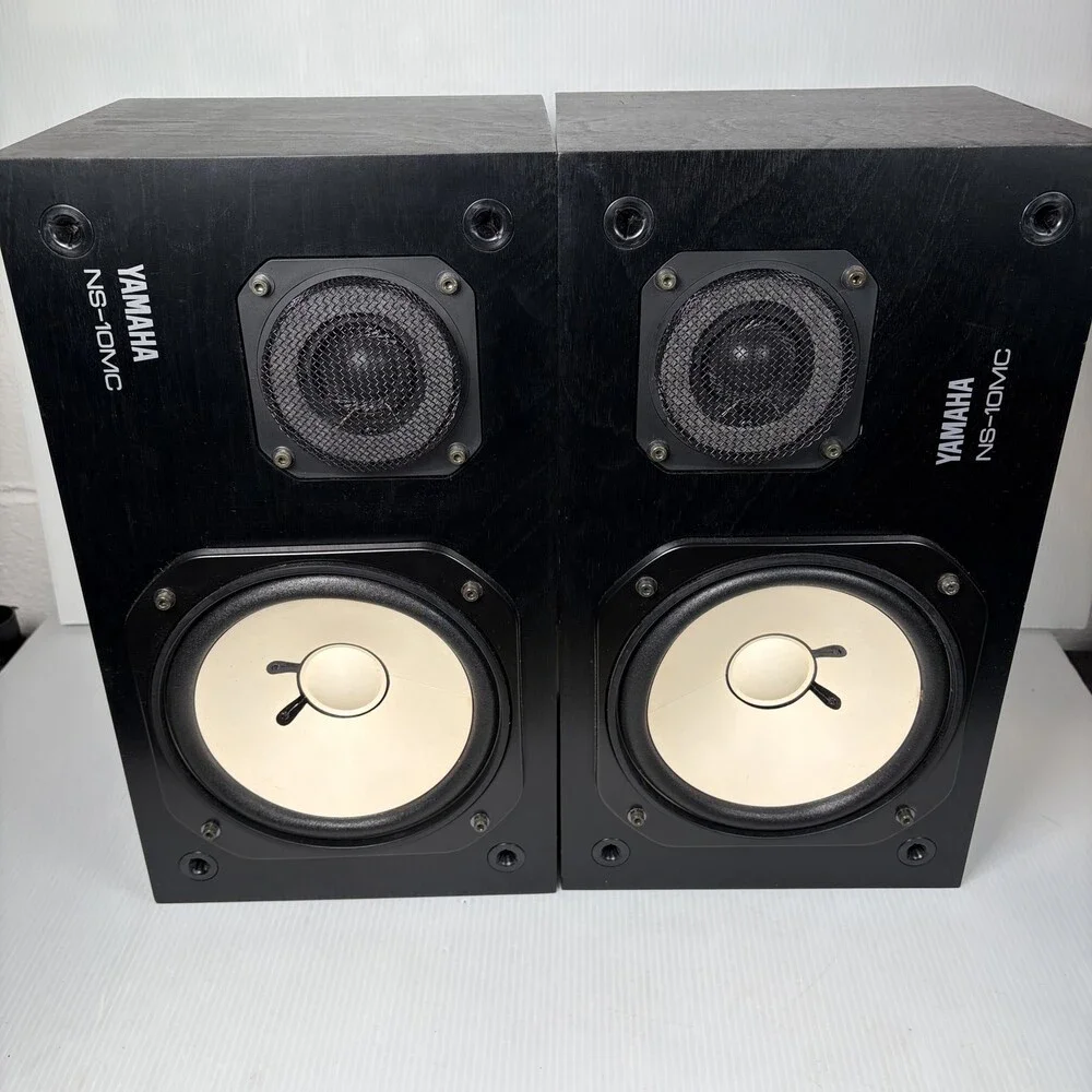 Vintage Yamaha NS-10MC 2-Way Stuido Monitor Bookshelf Speakers Pair Passive READ